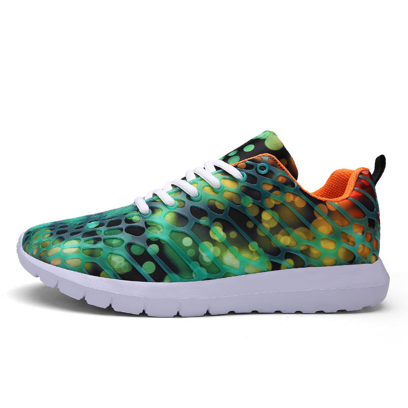 En otoño de 2021, los nuevos estudiantes zapatillas deportivas de camuflaje de tela estilo coreano, zapatos casuales para hombre