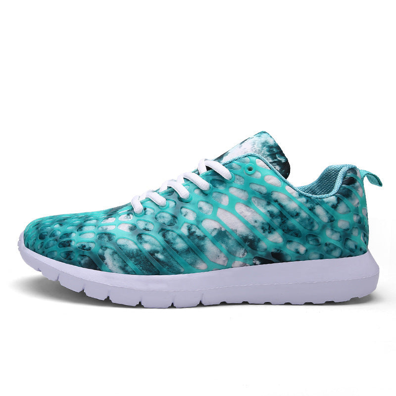 En otoño de 2021, los nuevos estudiantes zapatillas deportivas de camuflaje de tela estilo coreano, zapatos casuales para hombre