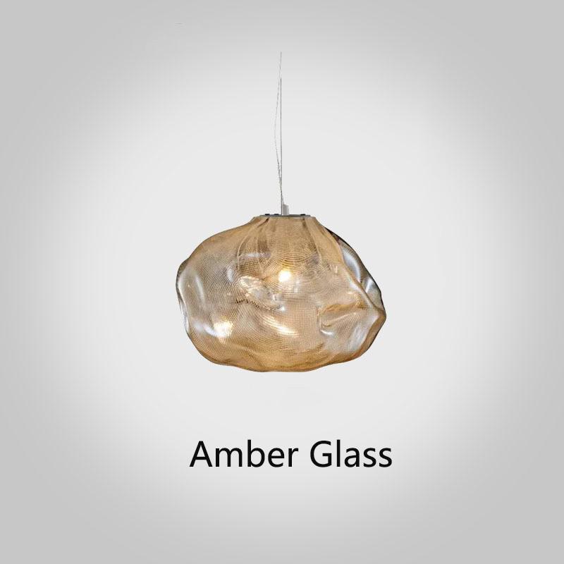 Lámpara de araña decorativa de cristal posmoderna de lujo ligero
