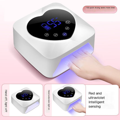 X20 Wireless Nail Lamp – Rechargeable Cordless UV LED Nail Dryer for Gel Polish