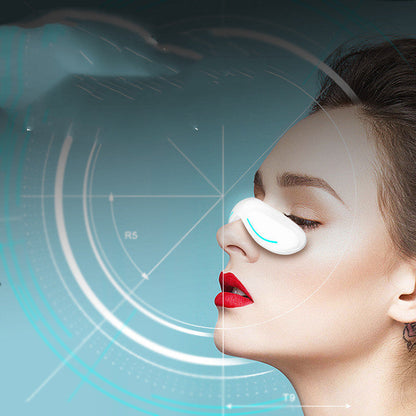 Masseur oculaire vibrant USB avec thérapie LED Masque oculaire massant Chauffant SPA Vibration Anti-rides Enlève les poches sous les yeux Soulage la fatigue