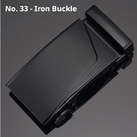 Automatic buckle head with iron-black No. 33-one pack