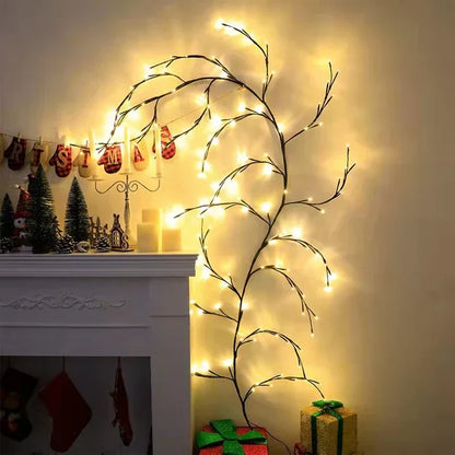 Willow Vine LED String Light | Decorative Hanging Branch Lamp for Wall Decor