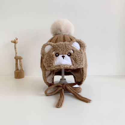 Winter Warm Children's Knitted Woolen Cap