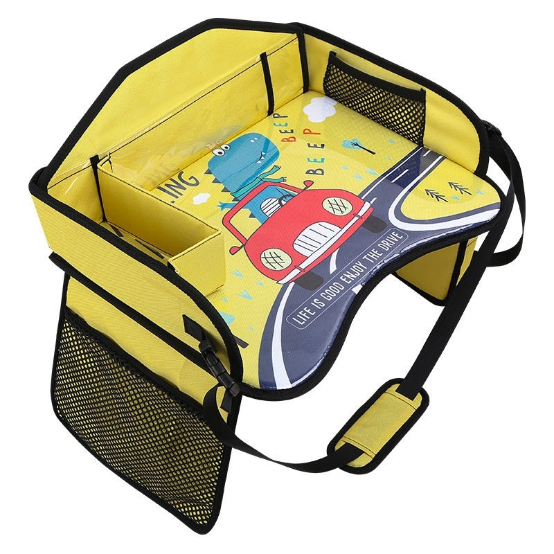 Assiette pour enfants CAR - Produit fantastique pour bébé - Plateau de rangement arrière de voiture
