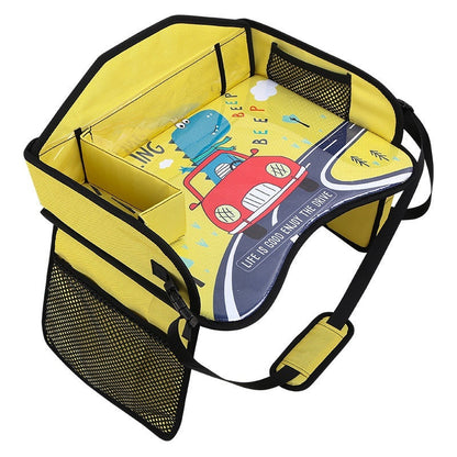 Assiette pour enfants CAR - Produit fantastique pour bébé - Plateau de rangement arrière de voiture