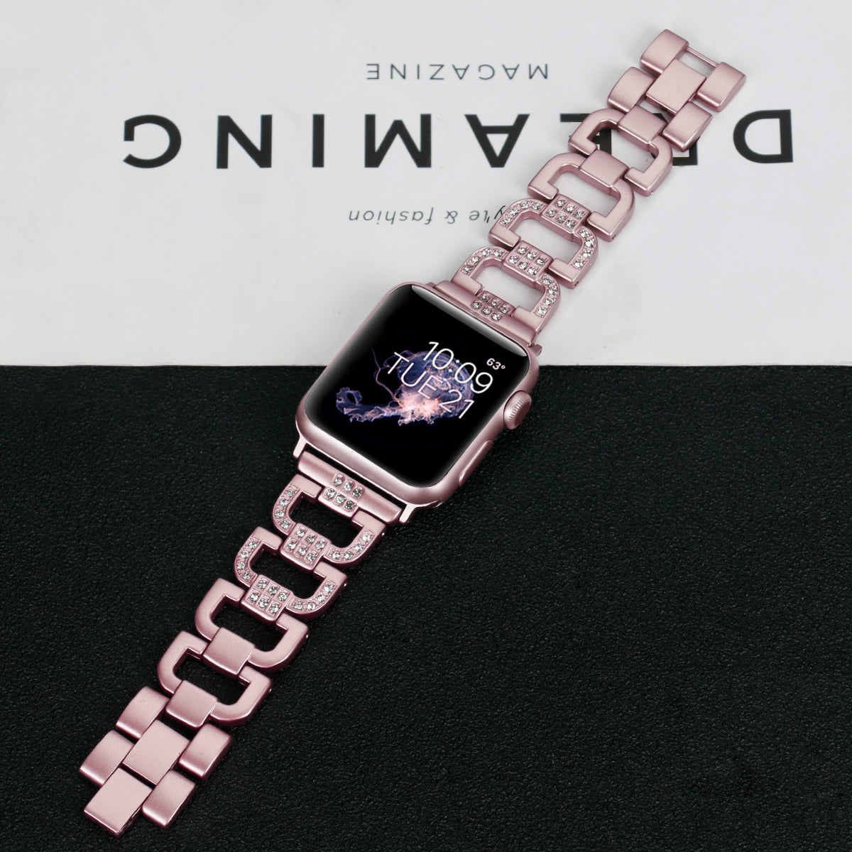Dressy D-Links Metal Band for Apple Watch 38/40/41mm & 42/44/45mm