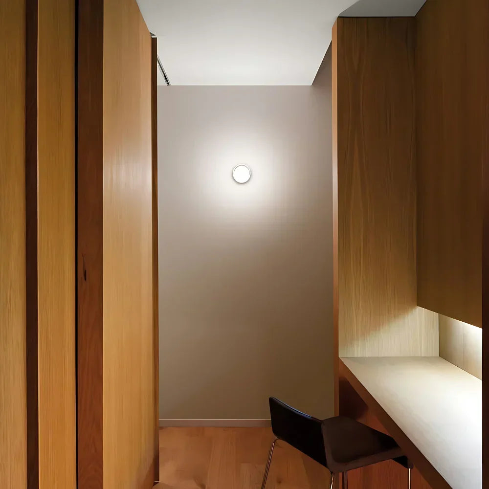 Nordic Acrylic Dimple LED Wall Sconce 1-Light 3-Color Adjustable