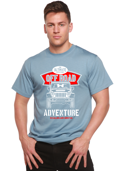 T-shirt graphique Off Road Spun Bamboo® à manches courtes en viscose de bambou/coton biologique pour homme