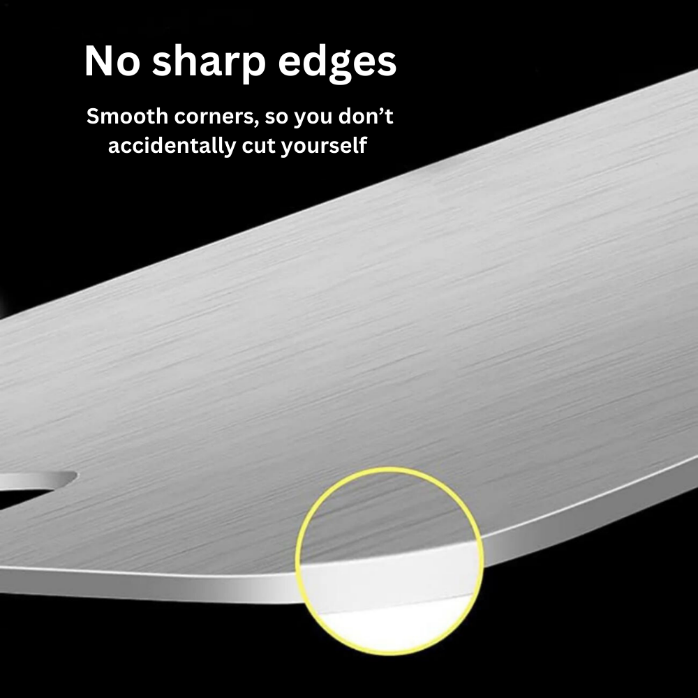 Titanium Cutting Board 100% Medical Grade Metal Kitchen Chopping Board