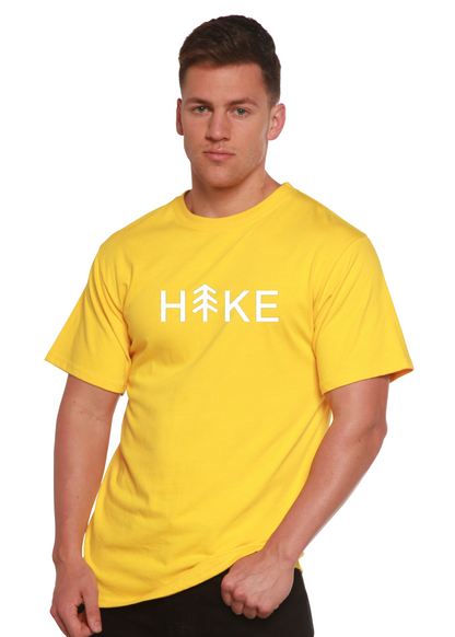 T-shirt graphique à manches courtes pour homme en bambou, viscose et coton biologique Hike