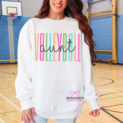 Volleyball – T-shirt ou sweat-shirt personnalisé avec nom et numéro du joueur
