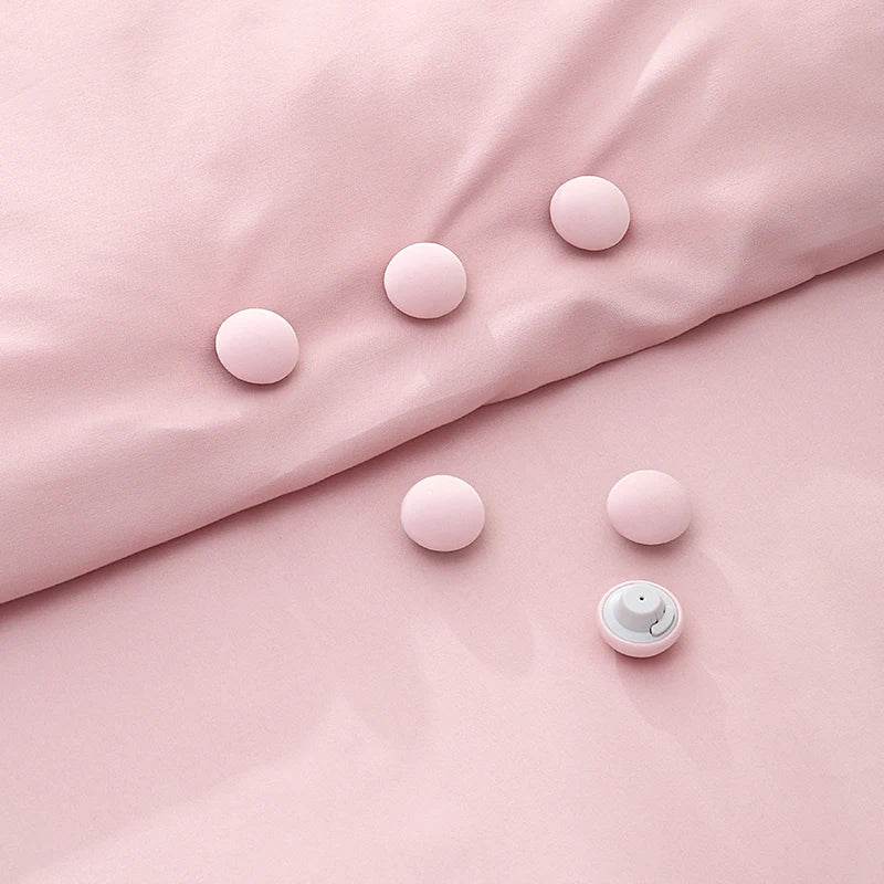 4Pcs Non-Slip Mushroom BedSheet Quilt Blanket Holder – Keep Your Bedding Neat & Tidy