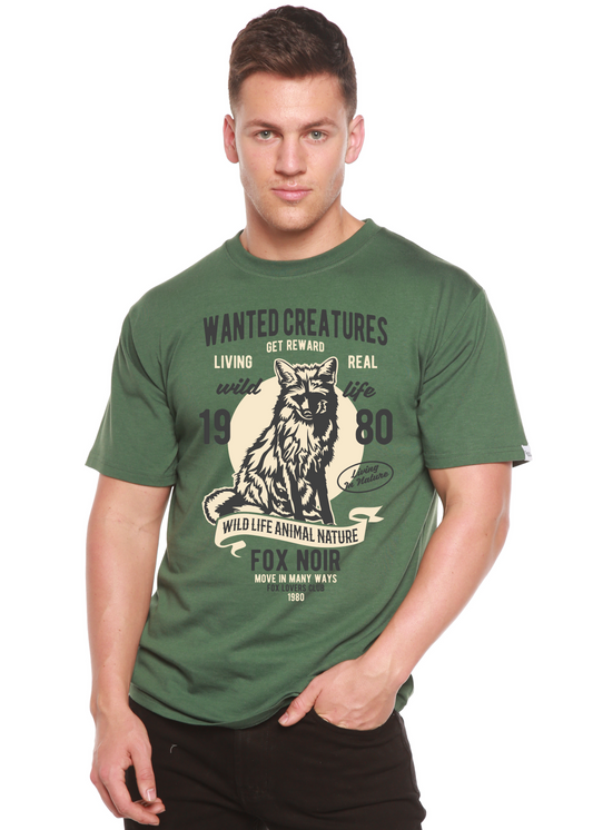 Wanted Creature Spun Bamboo® Camiseta Gráfica de Manga Corta de Bambú Viscosa/Algodón Orgánico para Hombre