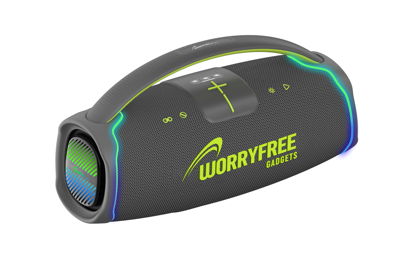 300W Portable Bluetooth Speaker with Handle, One Microphone