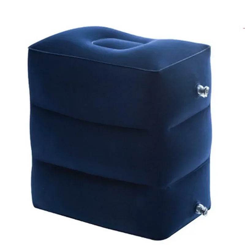 Repose-pieds gonflable pour avion – Confort de voyage pour vols, voitures et bus