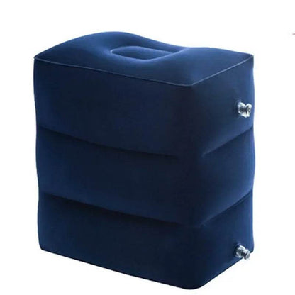 Repose-pieds gonflable pour avion – Confort de voyage pour vols, voitures et bus