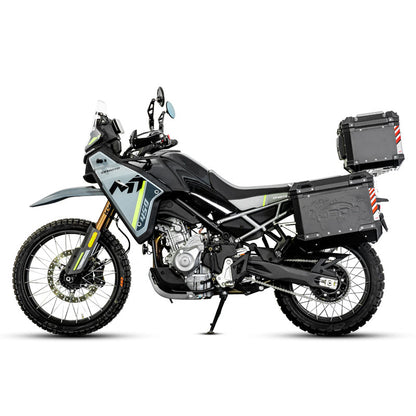 LOBOO Aluminum Side Panniers, Top Case & Mounting Rack System for CFMOTO 450MT (2024-)