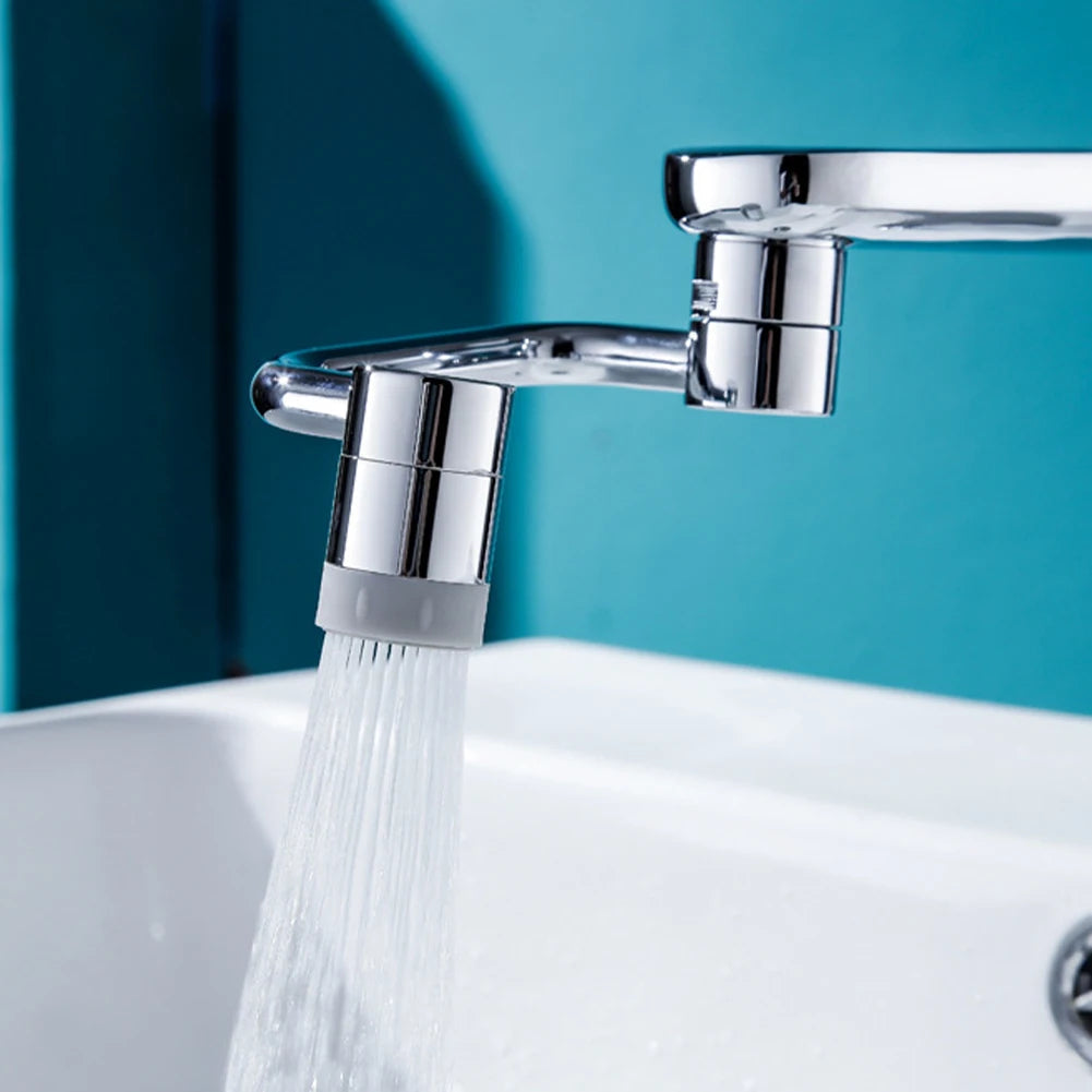 1080° Rotating Faucet Extender Kitchen Tap Aerator Dual Spray Sink Attachment