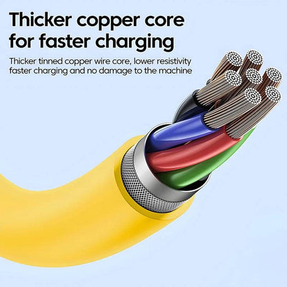 Cable USB de carga rápida de 65W con resorte – Cable duradero de carga veloz (cable USB de 65W)