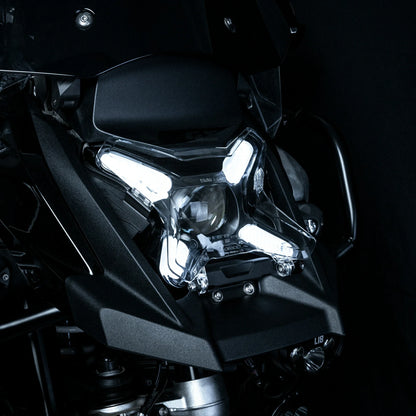 LOBOO Headlight Guard for BMW R1300GS Adventure – Magnetic Quick-Release Design, PC Polycarbonate，Clear