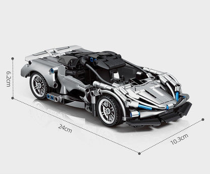 High Difficulty Racing Roadster Compatible With  Power Mechanical Building Blocks