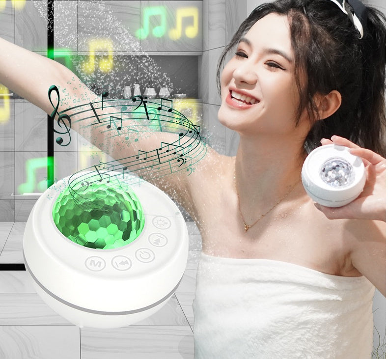 Bathroom Magic Sound Light Swimming Pool Outdoor Small Magic Ball Atmosphere Light Bluetooth Waterproof Speaker Music Voice Control Stage Small Audio