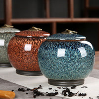 Ceramic Creative Pu'er Tieguanyin Tea Fruit Storage Jar
