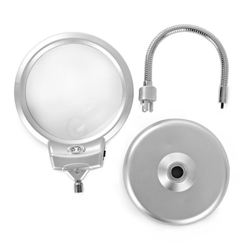 Tuyau de rétroviseur grand format 130 mm avec lumière