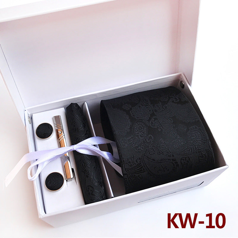Caja de regalo de corbatas para hombre, 6 piezas, traje de negocios