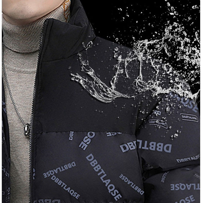 Manteau d'hiver rembourré en coton imprimé