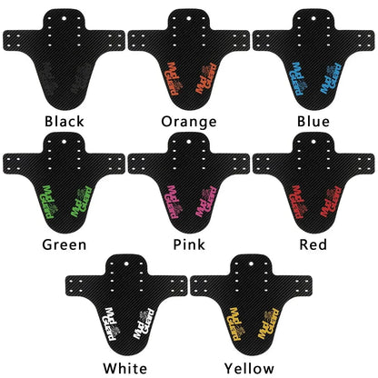 3D Carbon Fiber Bicycle Fender Set – Front and Rear Mud Guards