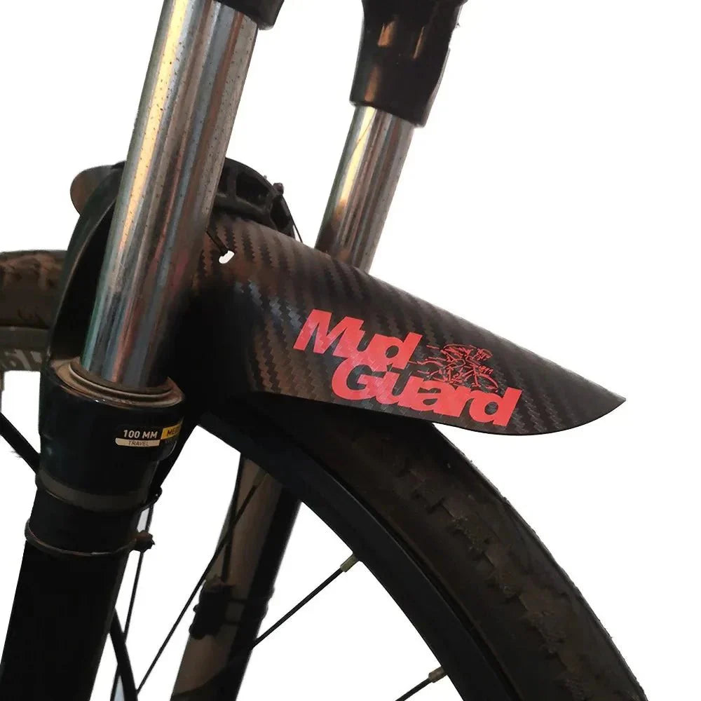 3D Carbon Fiber Bicycle Fender Set – Front and Rear Mud Guards