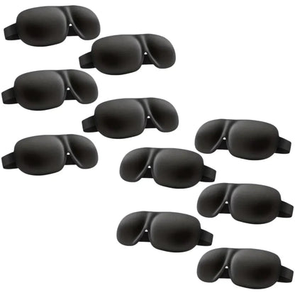 3D Contoured Sleep Mask | Ultra-Soft Breathable Light Blocking Eye Cover
