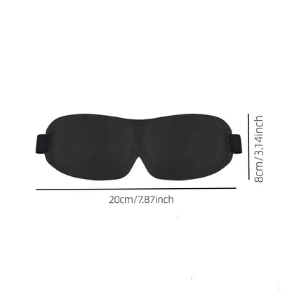 3D Contoured Sleep Mask | Ultra-Soft Breathable Light Blocking Eye Cover