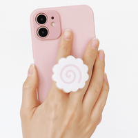 3D Leaf Cartoon Phone Grip Tok – Expanding Stand and Finger Holder