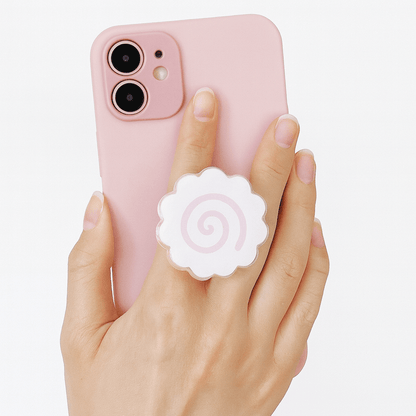 3D Leaf Cartoon Phone Grip Tok – Expanding Stand and Finger Holder