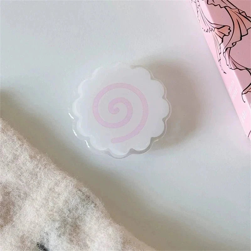 3D Leaf Cartoon Phone Grip Tok – Expanding Stand and Finger Holder