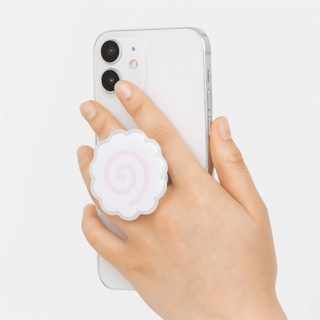 3D Leaf Cartoon Phone Grip Tok – Expanding Stand and Finger Holder
