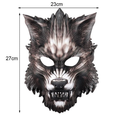 3D Realistic Animal Foam Mask | Full Face Cosplay Costume Accessory