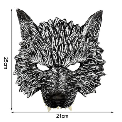 3D Realistic Animal Foam Mask | Full Face Cosplay Costume Accessory