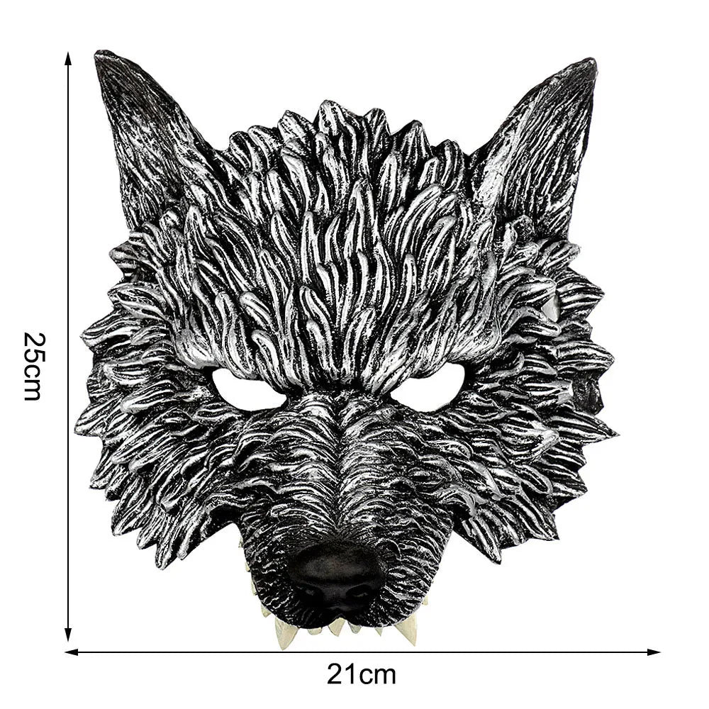 3D Realistic Animal Foam Mask | Full Face Cosplay Costume Accessory