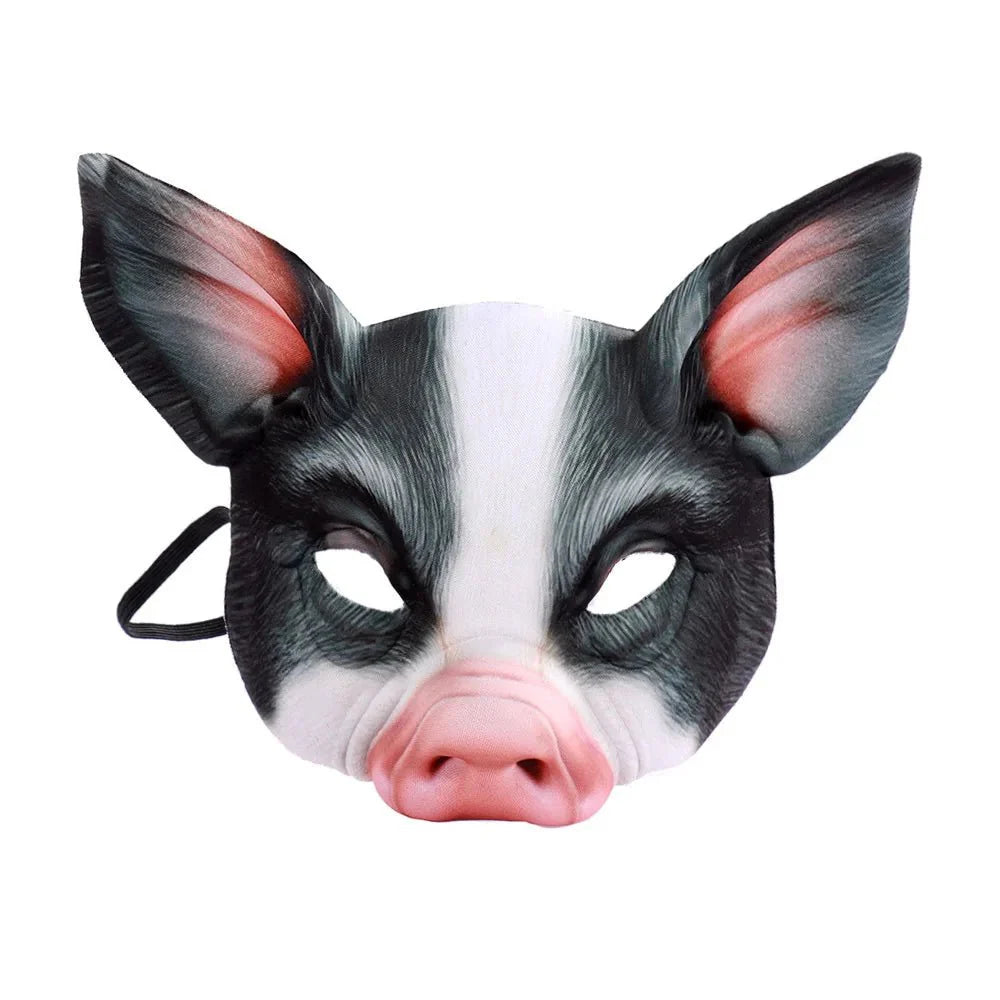 3D Realistic Animal Foam Mask | Full Face Cosplay Costume Accessory