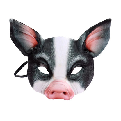 3D Realistic Animal Foam Mask | Full Face Cosplay Costume Accessory