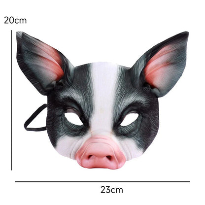 3D Realistic Animal Foam Mask | Full Face Cosplay Costume Accessory