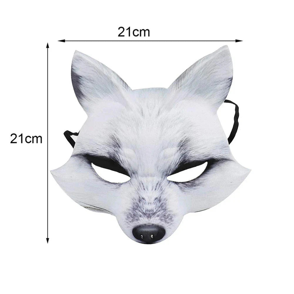 3D Realistic Animal Foam Mask | Full Face Cosplay Costume Accessory