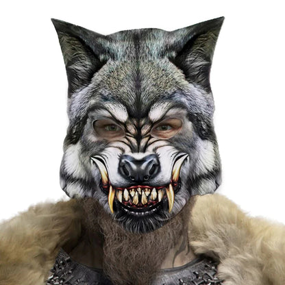 3D Realistic Animal Foam Mask | Full Face Cosplay Costume Accessory
