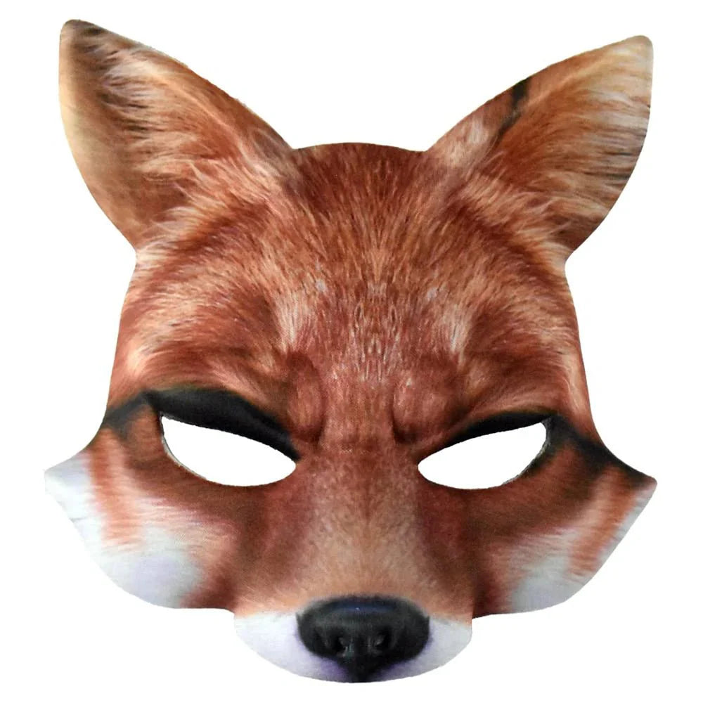 3D Realistic Animal Foam Mask | Full Face Cosplay Costume Accessory