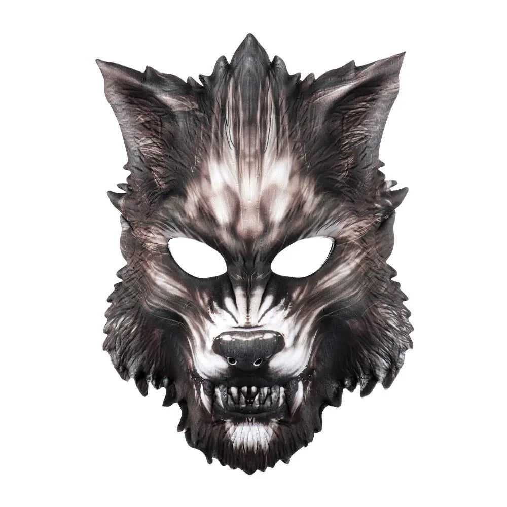 3D Realistic Animal Foam Mask | Full Face Cosplay Costume Accessory