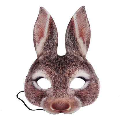 3D Realistic Animal Foam Mask | Full Face Cosplay Costume Accessory